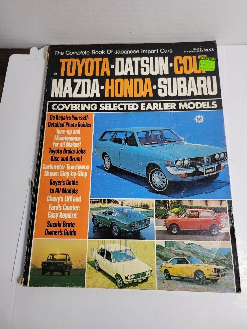 The Complete Book Of Japanese Import Cars 1972 Peterson Automotive Books Datsun