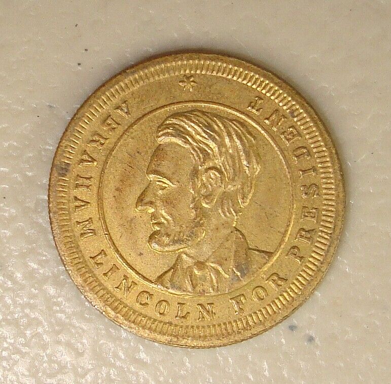 1864 DeWitt-AL 1864-37 Abraham Lincoln Campaign Medal Token Uncirculated