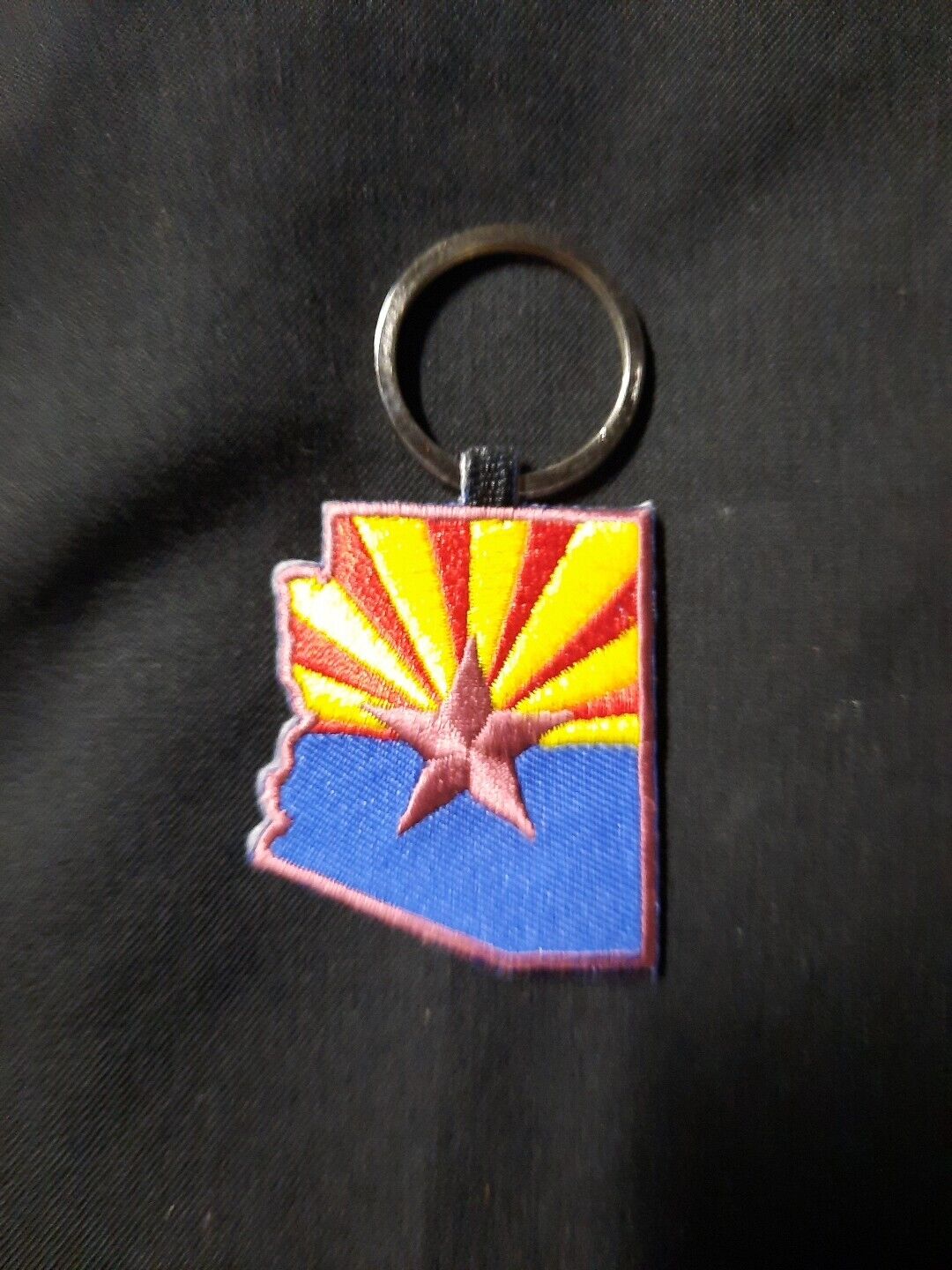 Arizona State  Shape Patch Key Chain