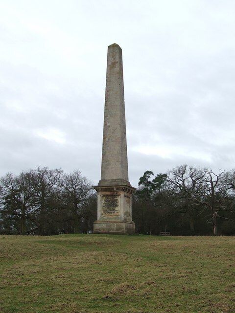 Photo 6x4 Obelisk  for the 4th Earl of Bristol Broad Green\\/TL7859 Obelis c2008