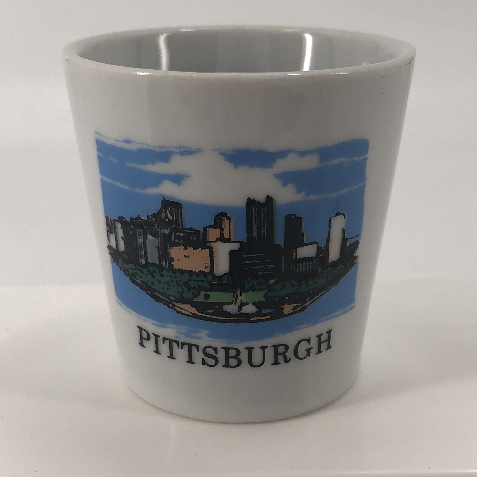 Pittsburgh Pennsylvania Souvenir Ceramic Shot Glass - Shanty Giftware Mug