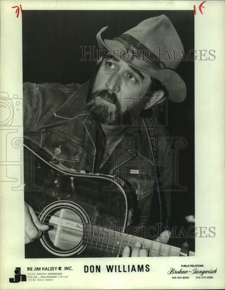 1983 Press Photo Musical artist Don Williams - tup08107