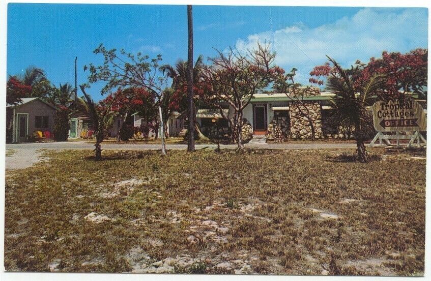 Marathon FL Tropical Cottages Postcard Florida