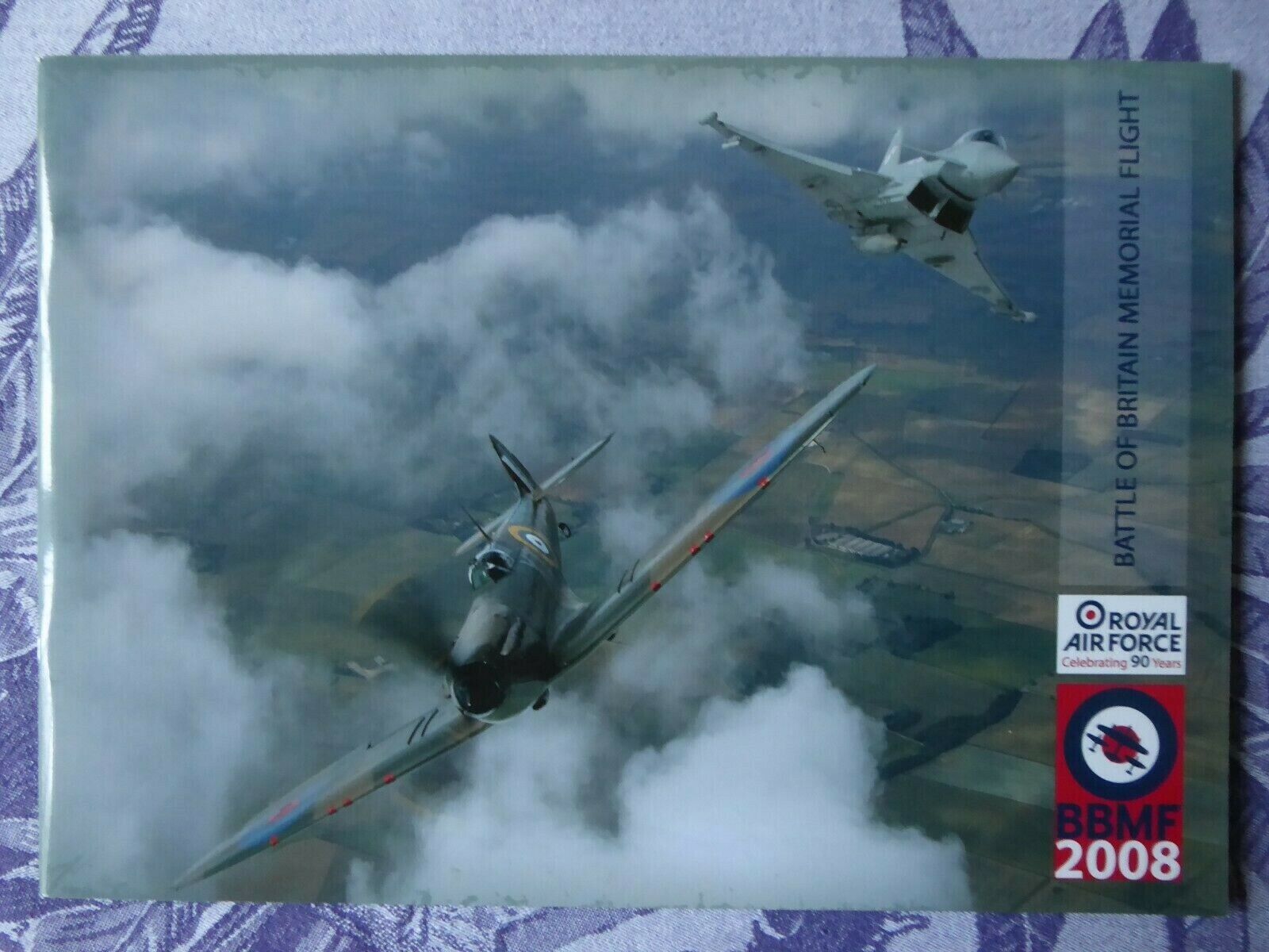 2008 RAF BBMF BATTLE OF BRITAIN MEMORIAL FLIGHT ROYAL AIR FORCE SPITFIRE TYPHOO