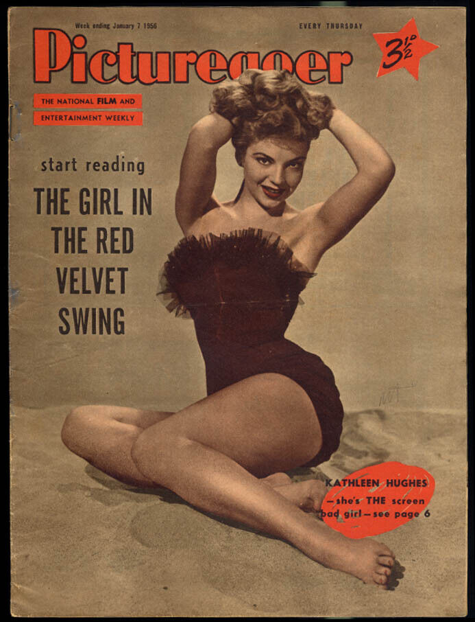 PICTUREGOER 1/7 1956 Kathleen Hughes Bogart Hope & Hepburn Shelley Winters