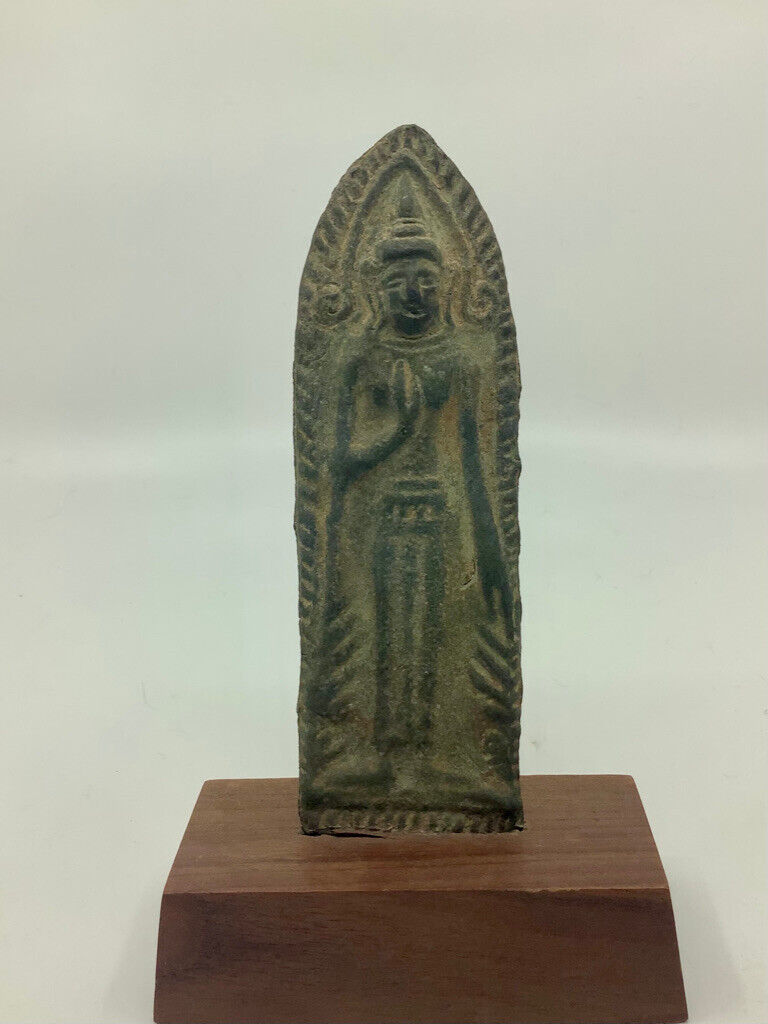 Authentic Standing Buddha Statue - Bronze, Meditation Decor