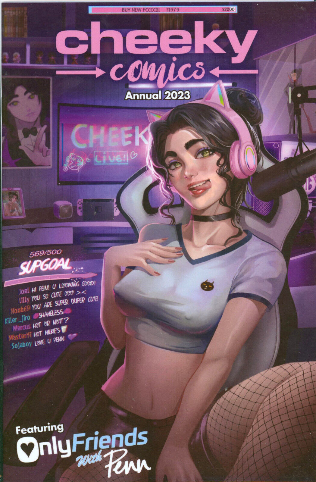 Cheeky Comics Annual 2023 OnlyFriends with Penn Variant Space Between Comics