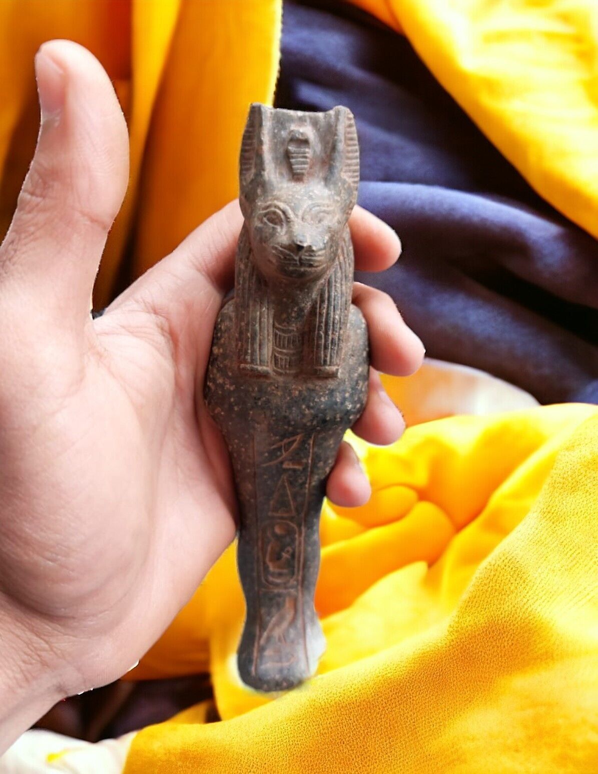 Rare Ancient Egyptian Antiques Anubis Statue God Of The Death Pharaonic BC