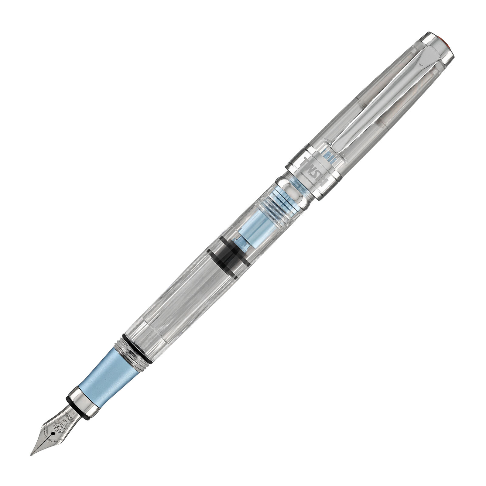 TWSBI Diamond 580AL Fountain Pen in Iceberg Blue - Extra Fine Point - NEW in Box