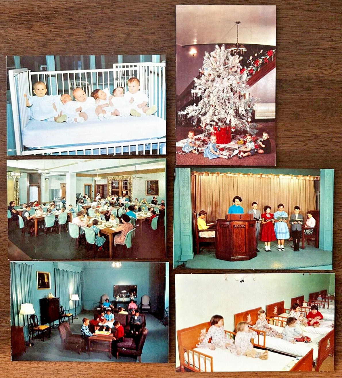 Six Postcards Children and Babies St. Louis Christian Home Saint Louis Missouri