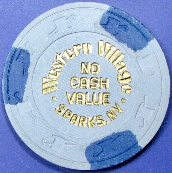 NCV Casino Chip. Western Village, Sparks, NV. Y73.