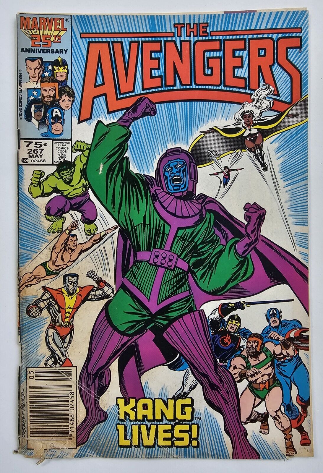 Avengers #267 Marvel comics 1987 1st Council Of Kangs Appearance Low Grade