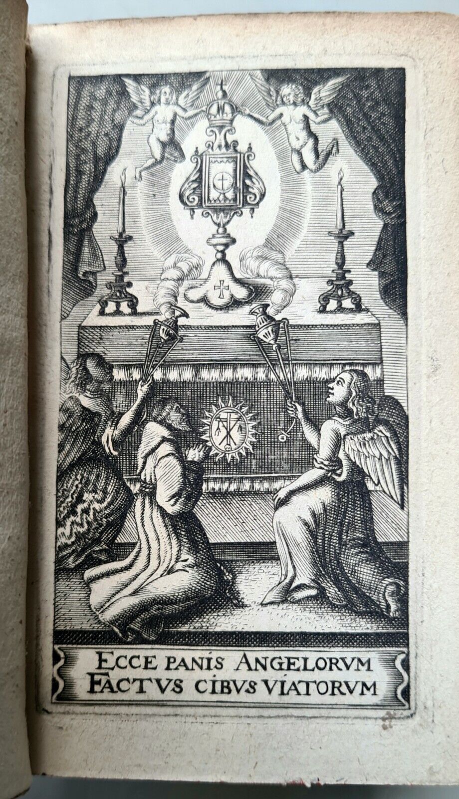 Old & rare miniature religious book - 1644 - Vitam Aeternam - Joao Evangelista