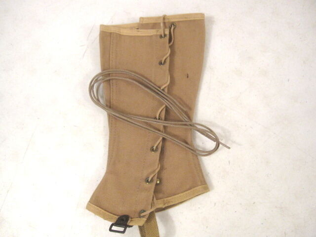 WWII Era US Army/USMC Khaki Leggins Lacings or Laces Set - MINT Unissued Cond