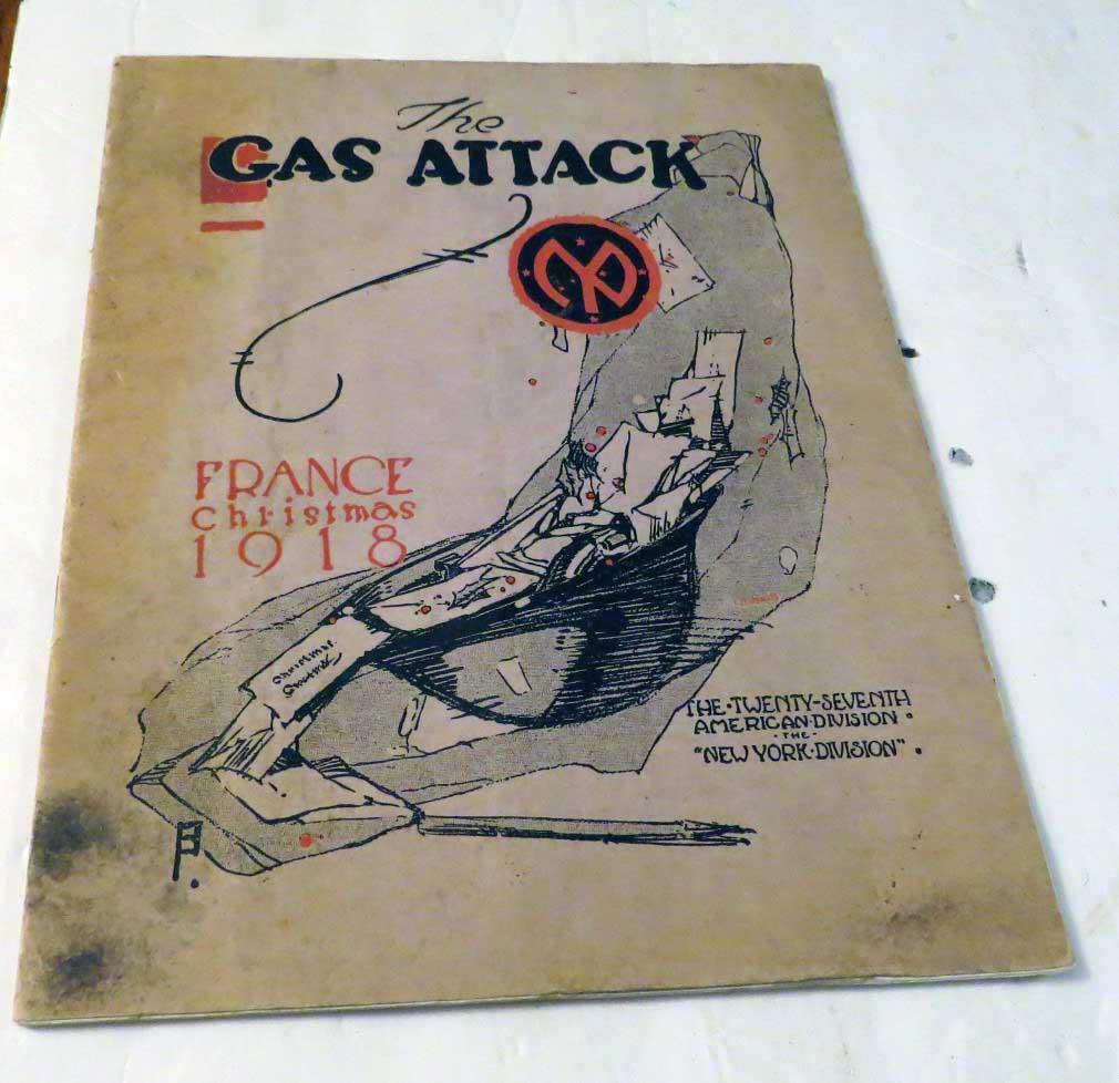 THE GAS ATTACK CHRISTMAS 1918 WWI MAGAZINE 27TH INFANTRY