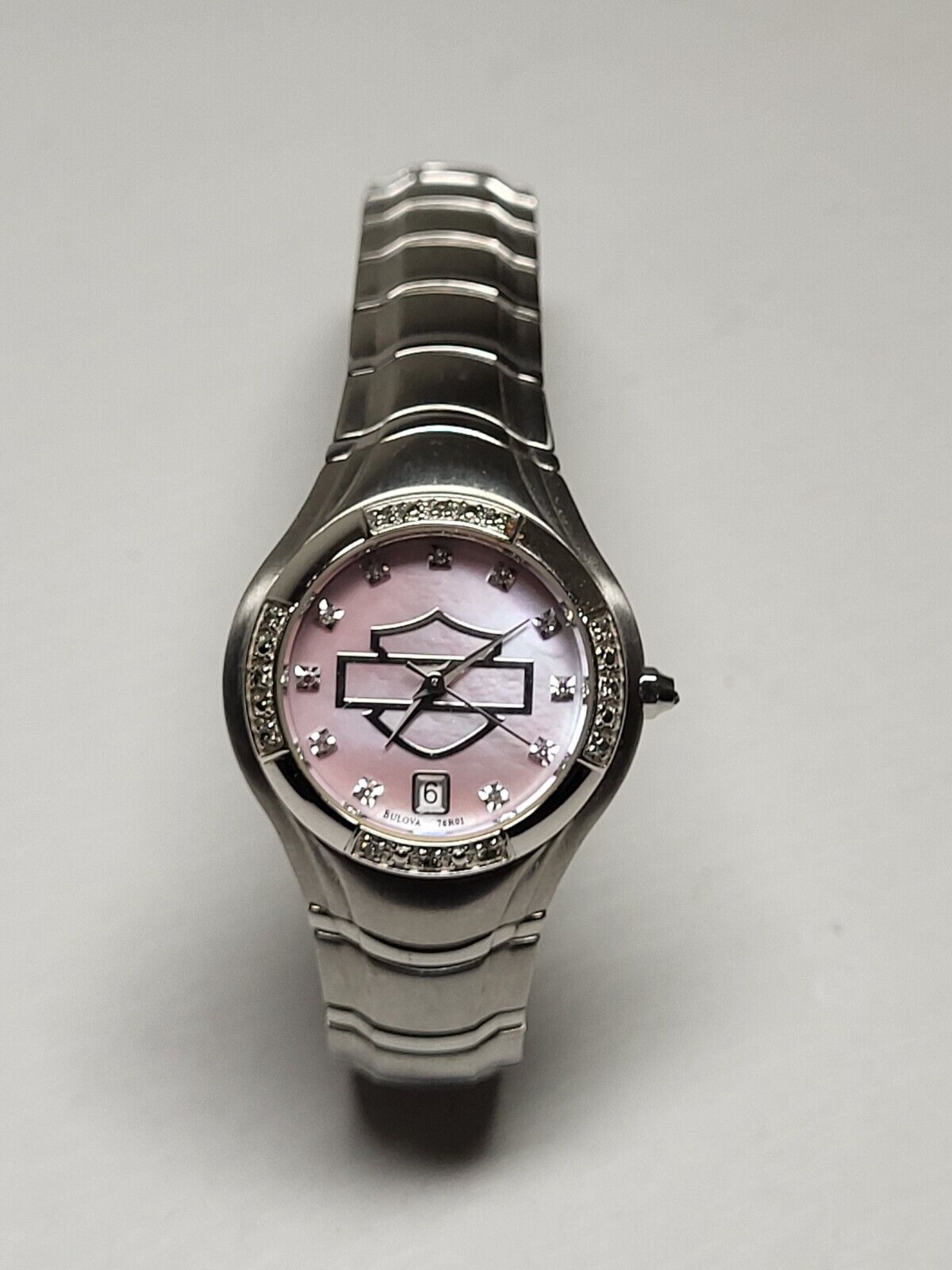 Elegant  Harley Davidson Timepieces Ladies Watch by Bulova 76R01 with Calendar