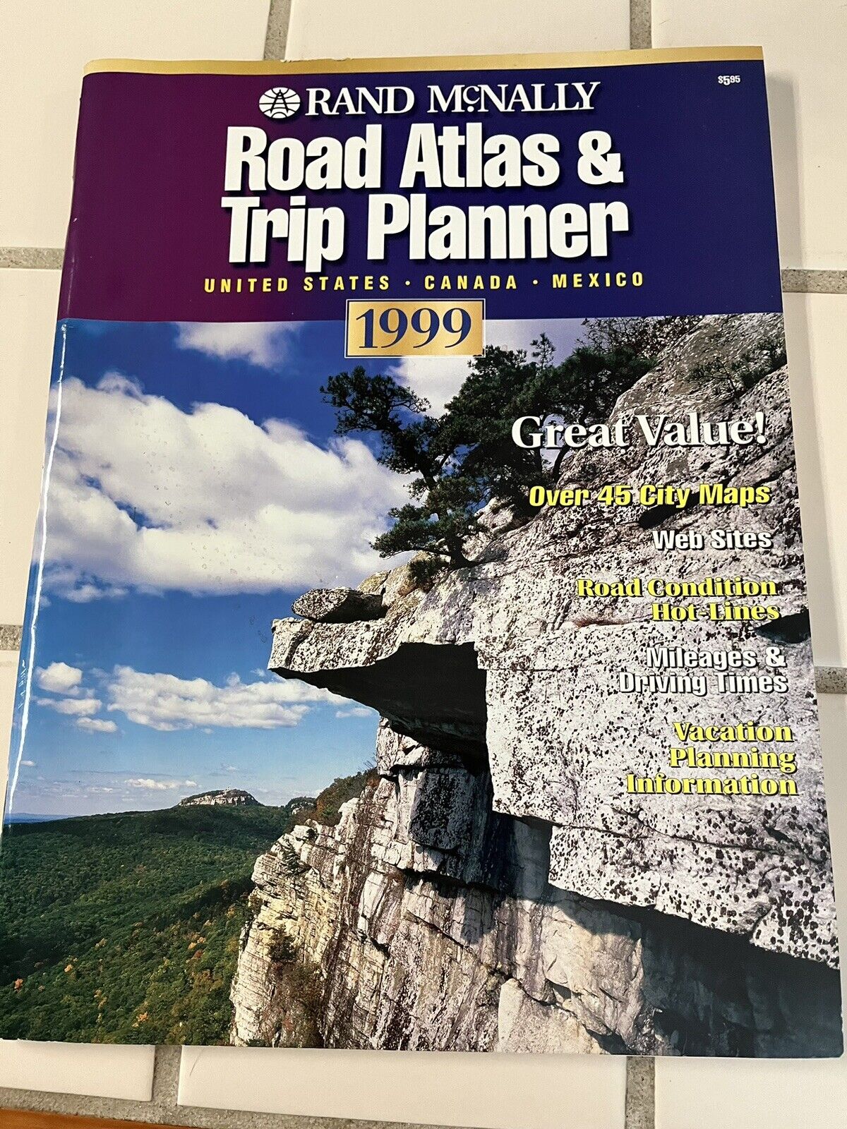 Rand McNally 1999 Road Atlas Trip Planner