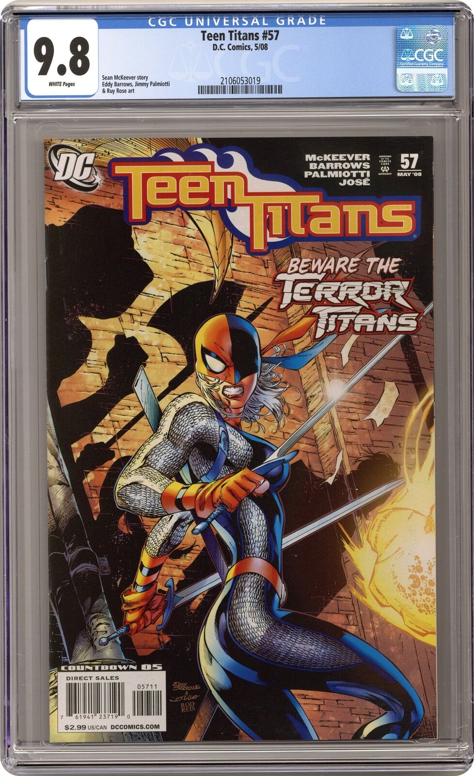 Teen Titans #57 CGC 9.8 2008 2106053019