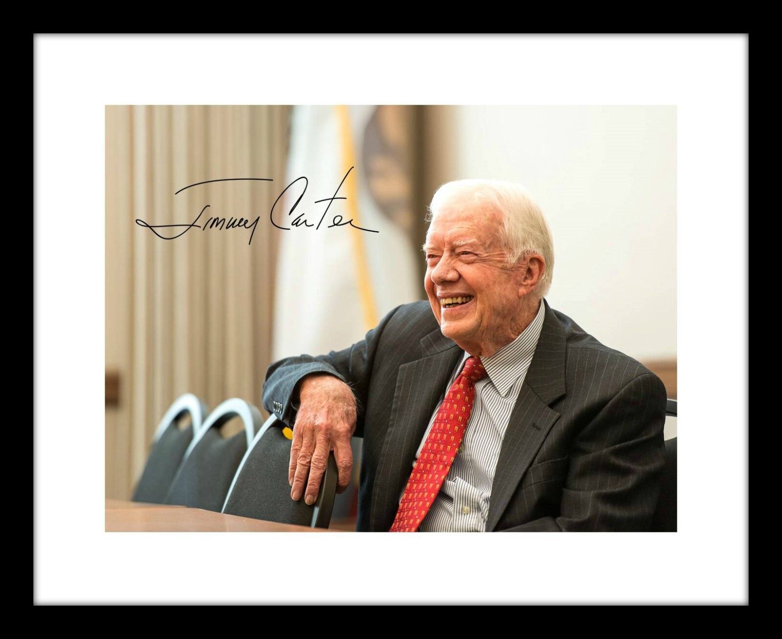 Jimmy Carter Signed 8x10 Photo Print Autographed US President Democrat