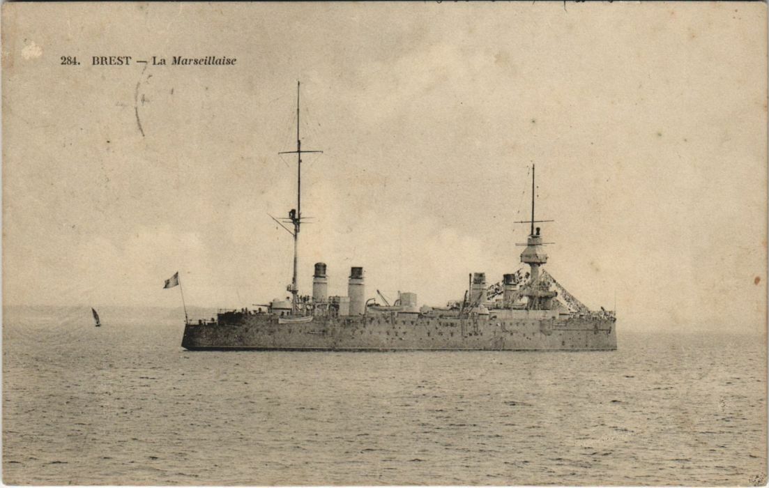 CPA AK Warship - La Marseillaise - Brest SHIPS (1203205)