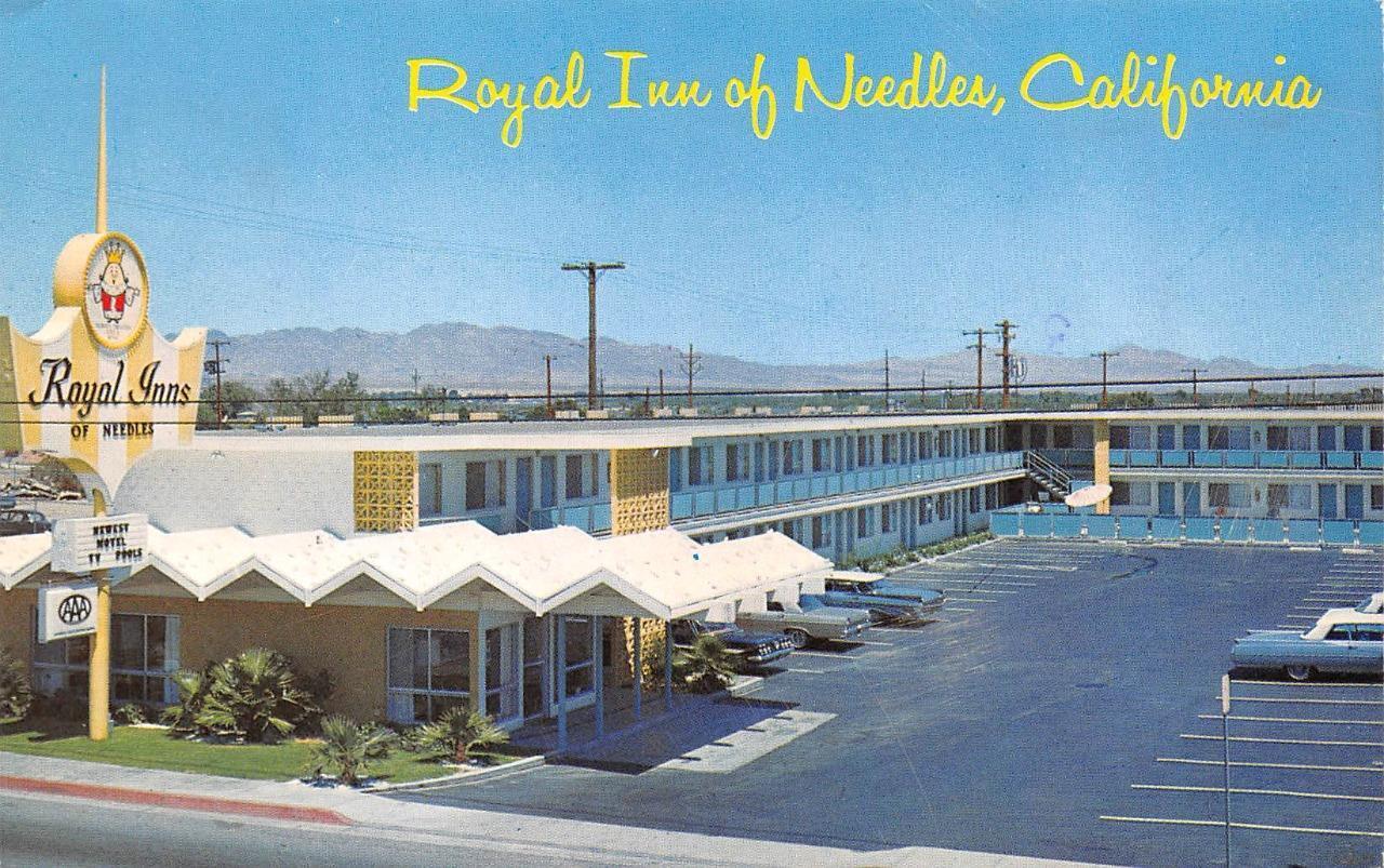 Needles, CA California  ROYAL INN OF NEEDLES  Roadside Motel VINTAGE  Postcard