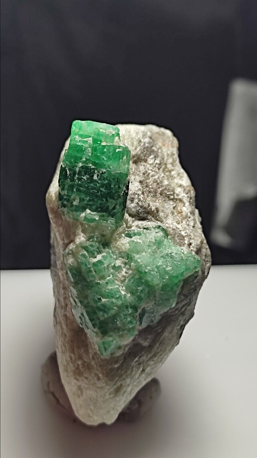 58gram Emerald crystal rough specimen collection peice from Swat Valley Pakistan