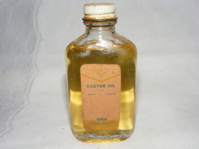 Vintage Bottle Castor Oil