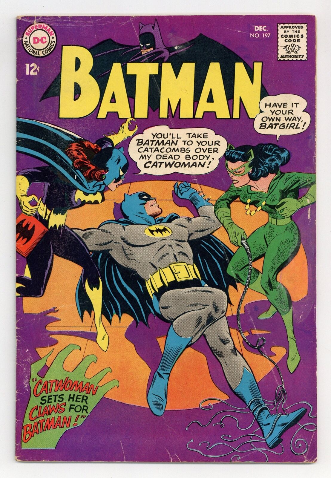 Batman #197 GD+ 2.5 1967