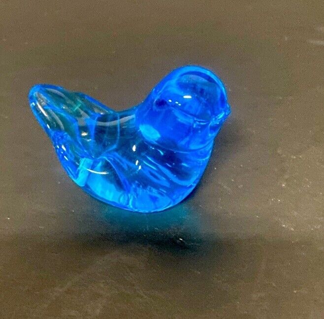 Mini Baby Blue Bird Of Happiness Glass Bird Of 1993