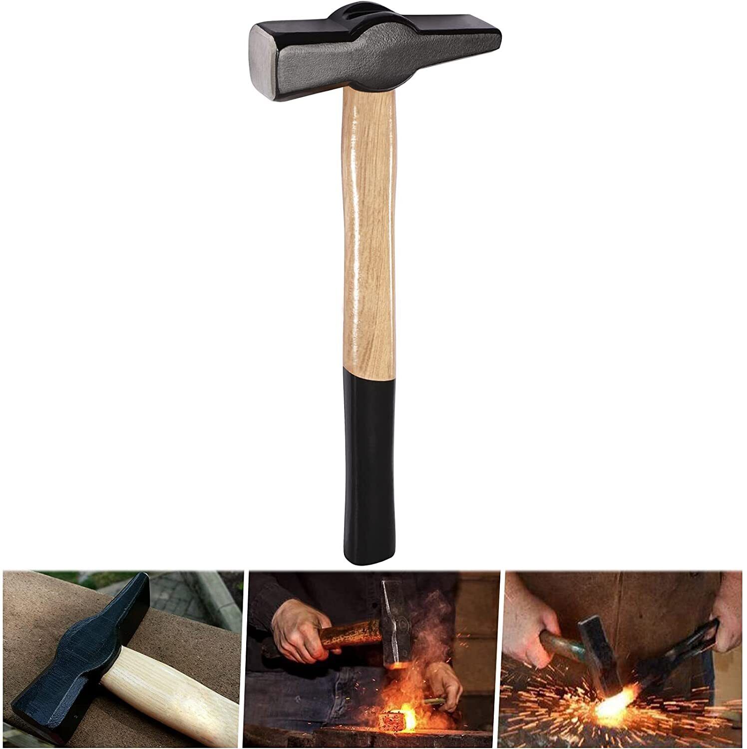 Blacksmiths\' Hammer 0000811-1000 Professional Metalworking Forging Tool Hammer