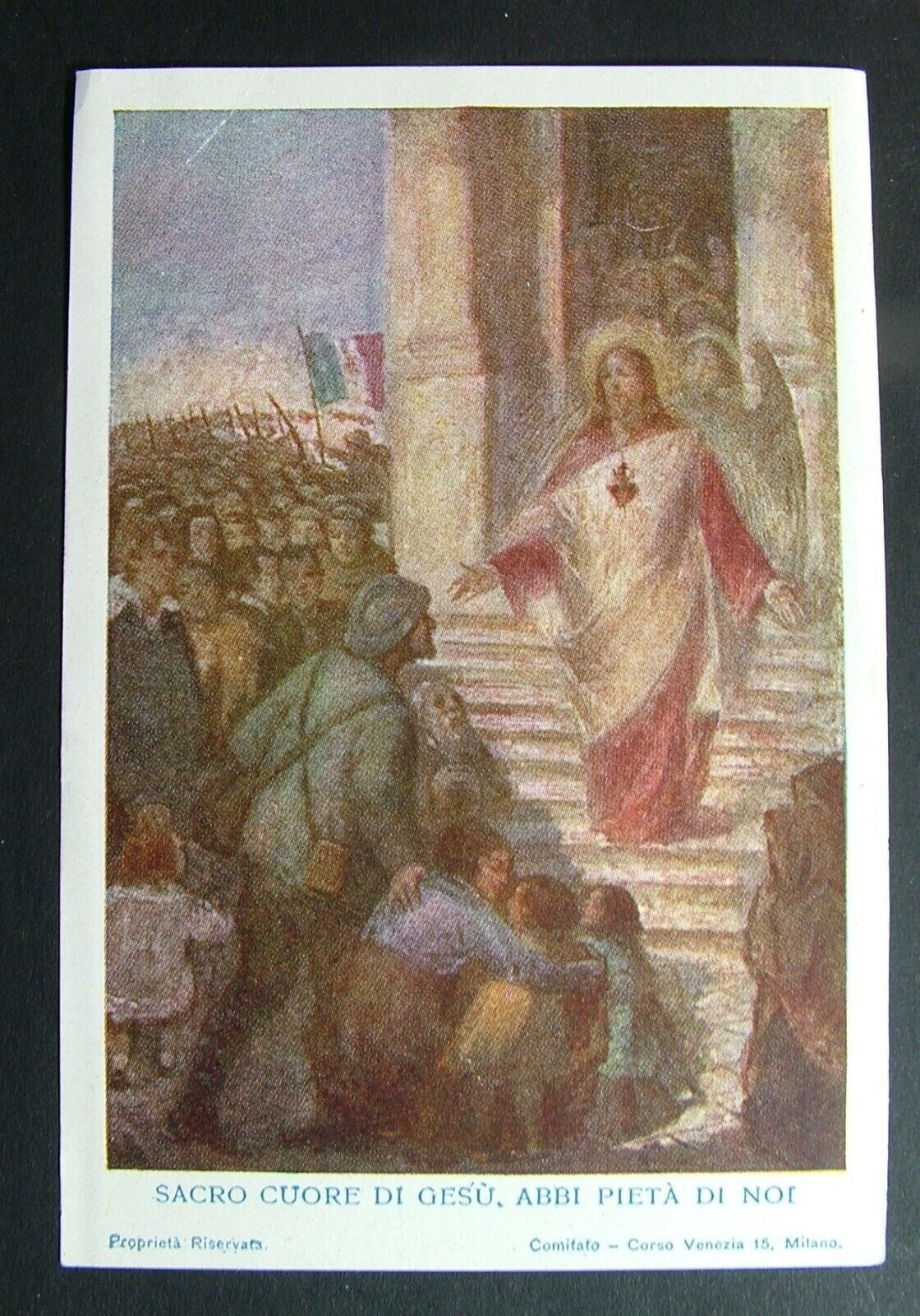 1917 Prayer Card Holy Card Act By Consecration National