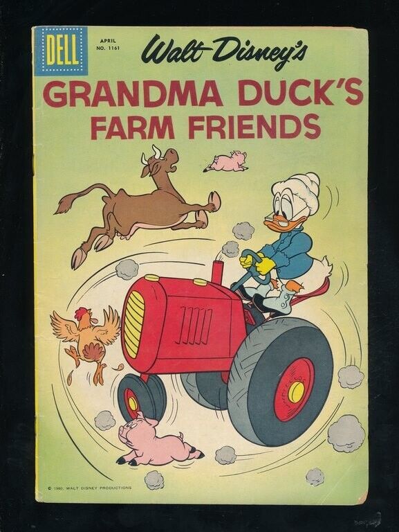 Disneyana-Comics-DELL-4 color 1161-Grandma Duck\'s Farm Friends-Feb.-1961-BARKS