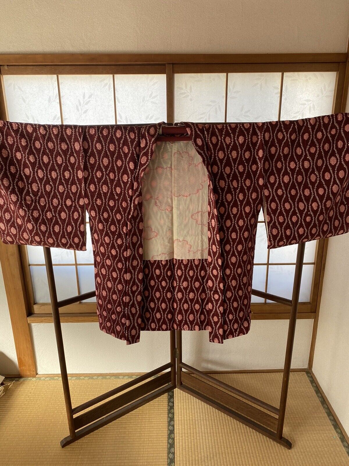 Unused item Vintage Japanese Kimono Silk Haori Jacket Collectibles kimono Japan