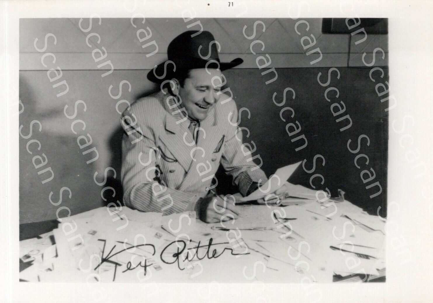 Tex Ritter VINTAGE 3.5x5 Press Photo Country Music 20