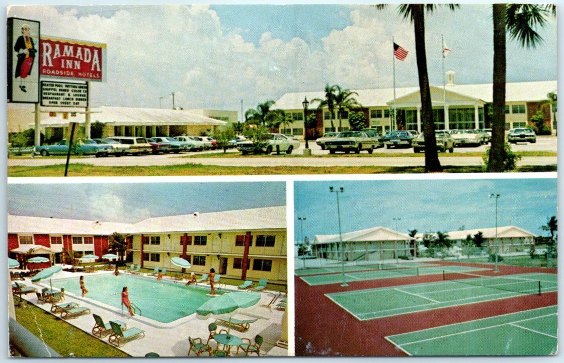 Postcard - The Ramada Inn - Deerfield Beach, Florida
