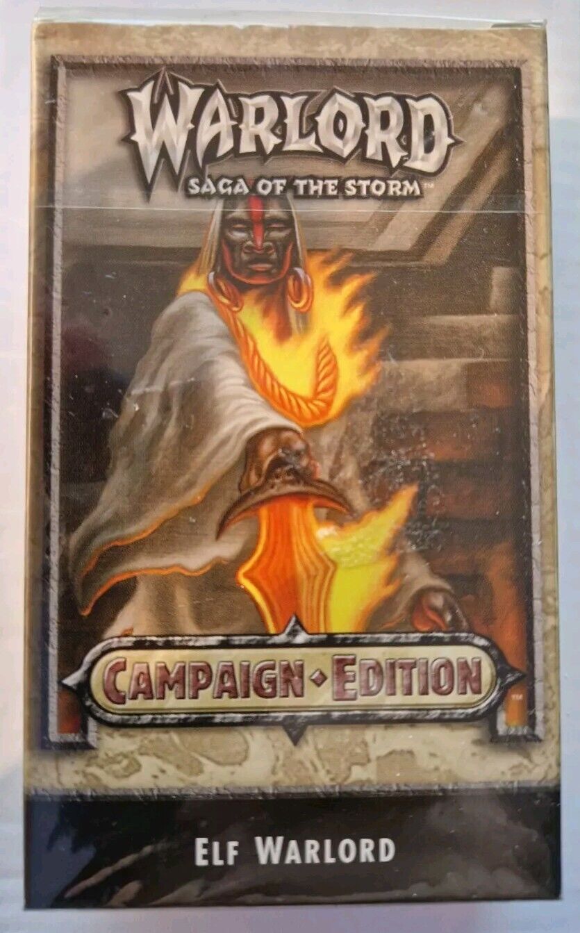 Warlord CCG Saga Of The Storm Campaign Edition Elf Rustiq Umbala Sealed