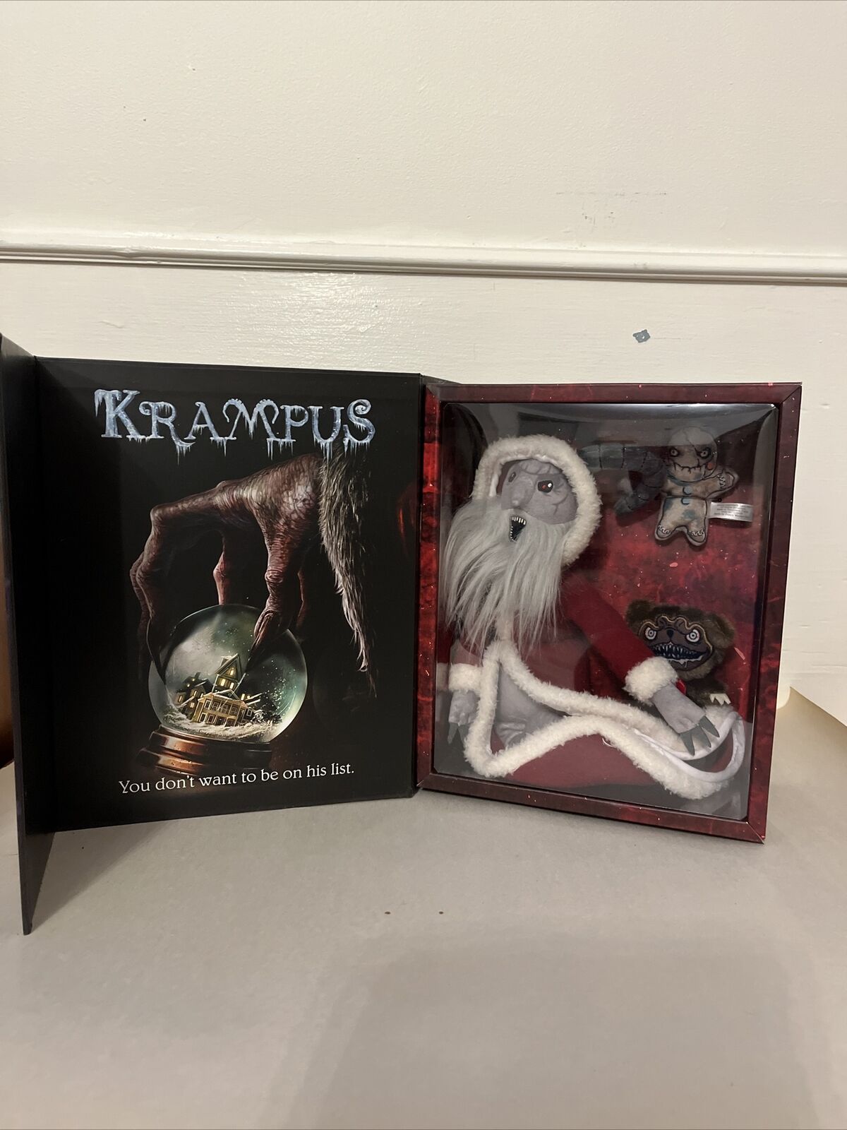 Krampus On The Mantle 3 Plush Figure Deluxe Edition FYE Exclusive, Rare HTF