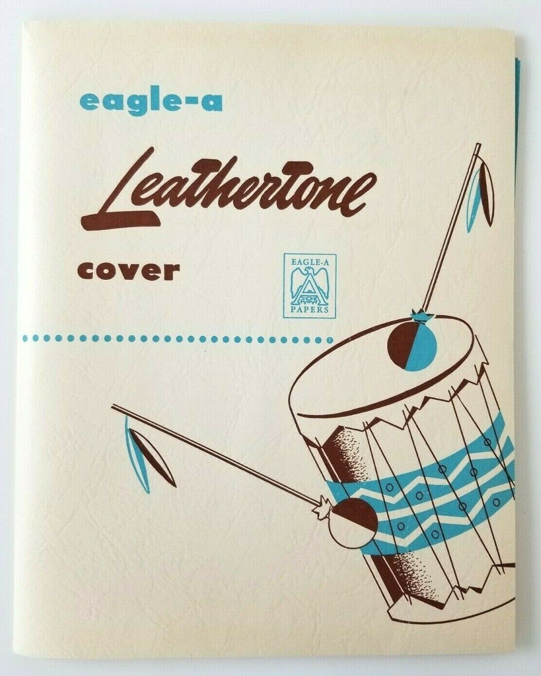Vintage Eagle-A Papers Leathertone Cover Packet - End Use Demonstrations - RARE