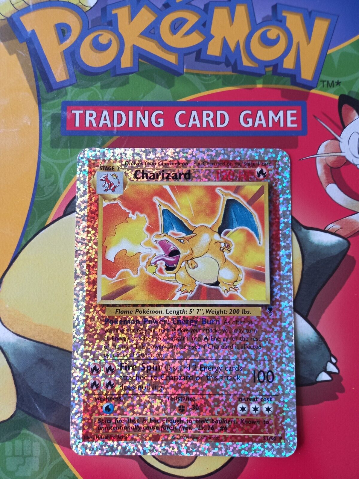 Charizard S1/S4 Legendary Collection Jumbo Oversized Box Topper Pokemon Card