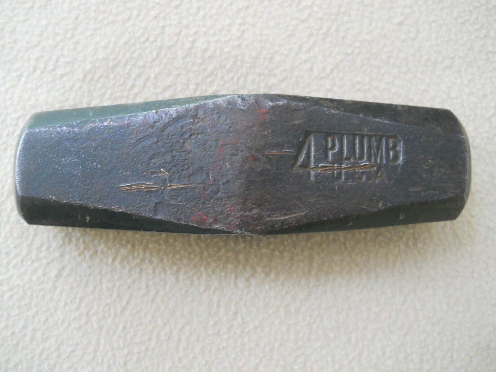 Vintage PLUMB 4 lb Blacksmith Double Face Sledge Hammer Head