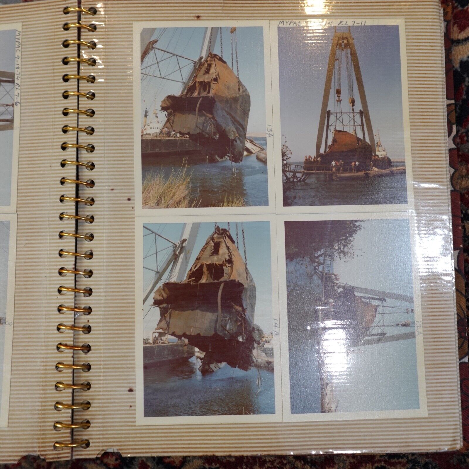 Suez Canal Clearance Project 1974 Photographs Murphy Pacific Marine Salvage
