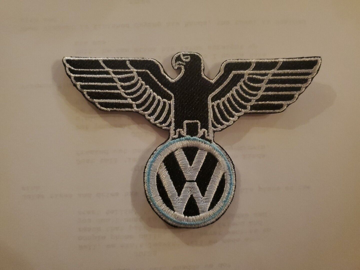 VW Volkswagen Logo Patch Eagle _ HBOITEDGT85325y7