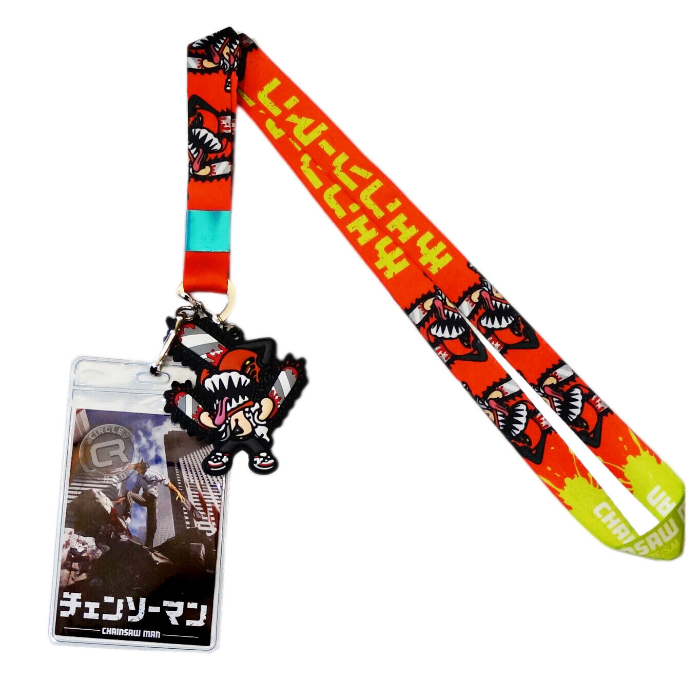 Chainsaw Man Lanyard with ID Badge Holder & Charm Official Licensed Legit