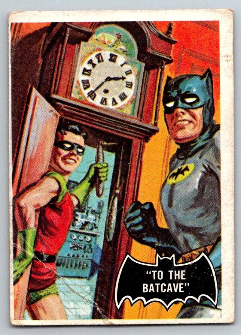 1966 Topps Batman Black Bat - #39 - To The Batcave ()