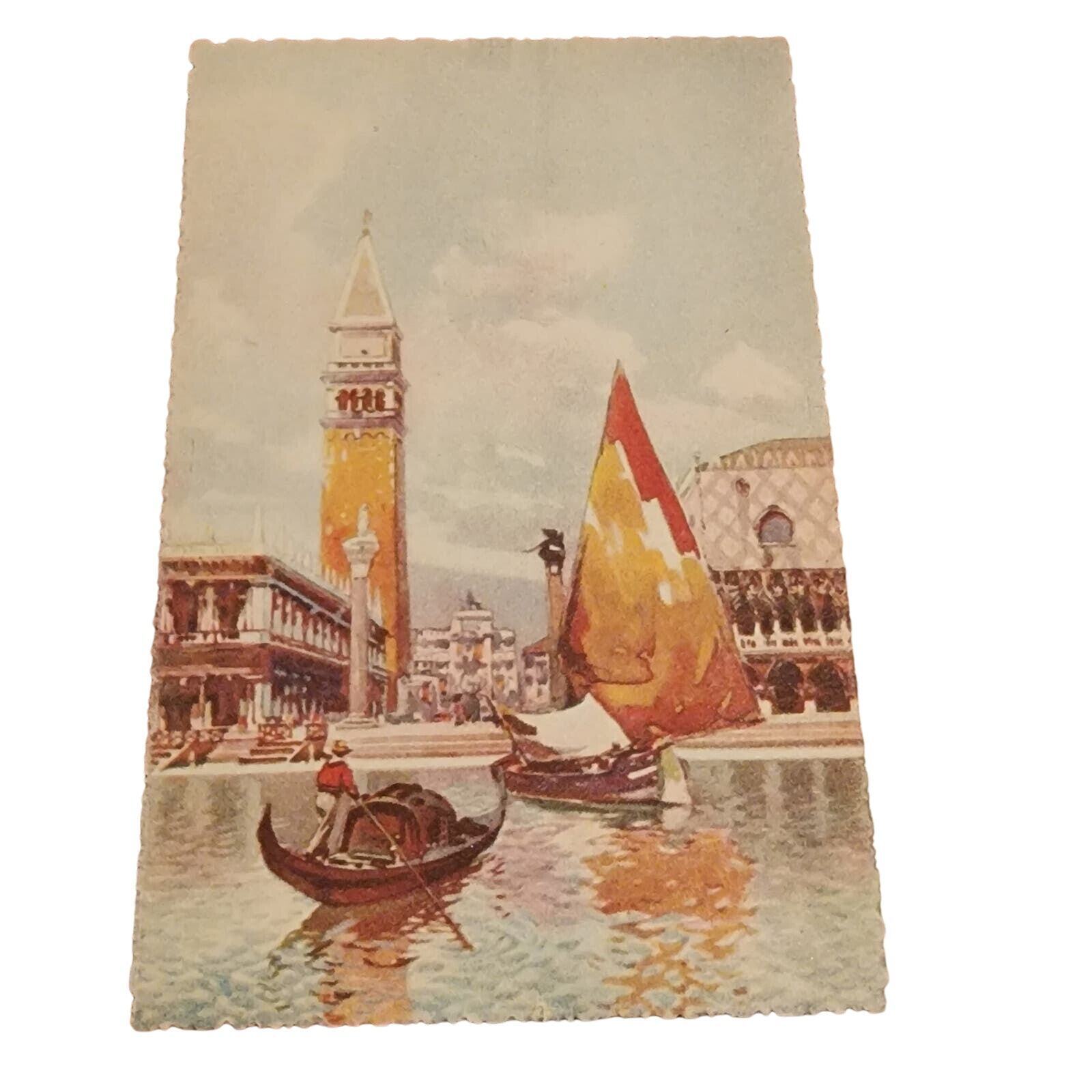 Marco Dalla Laguna Venice Italy Vintage Postcard. 