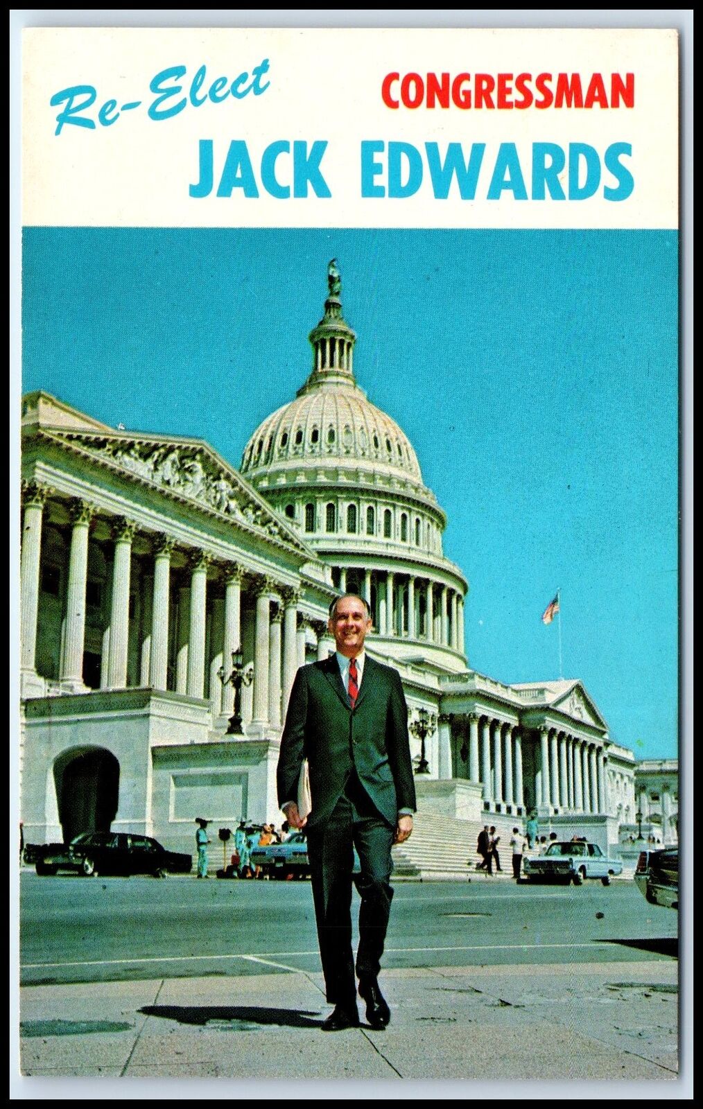 Postcard Re-elect Congressman Jack Edwards   V71