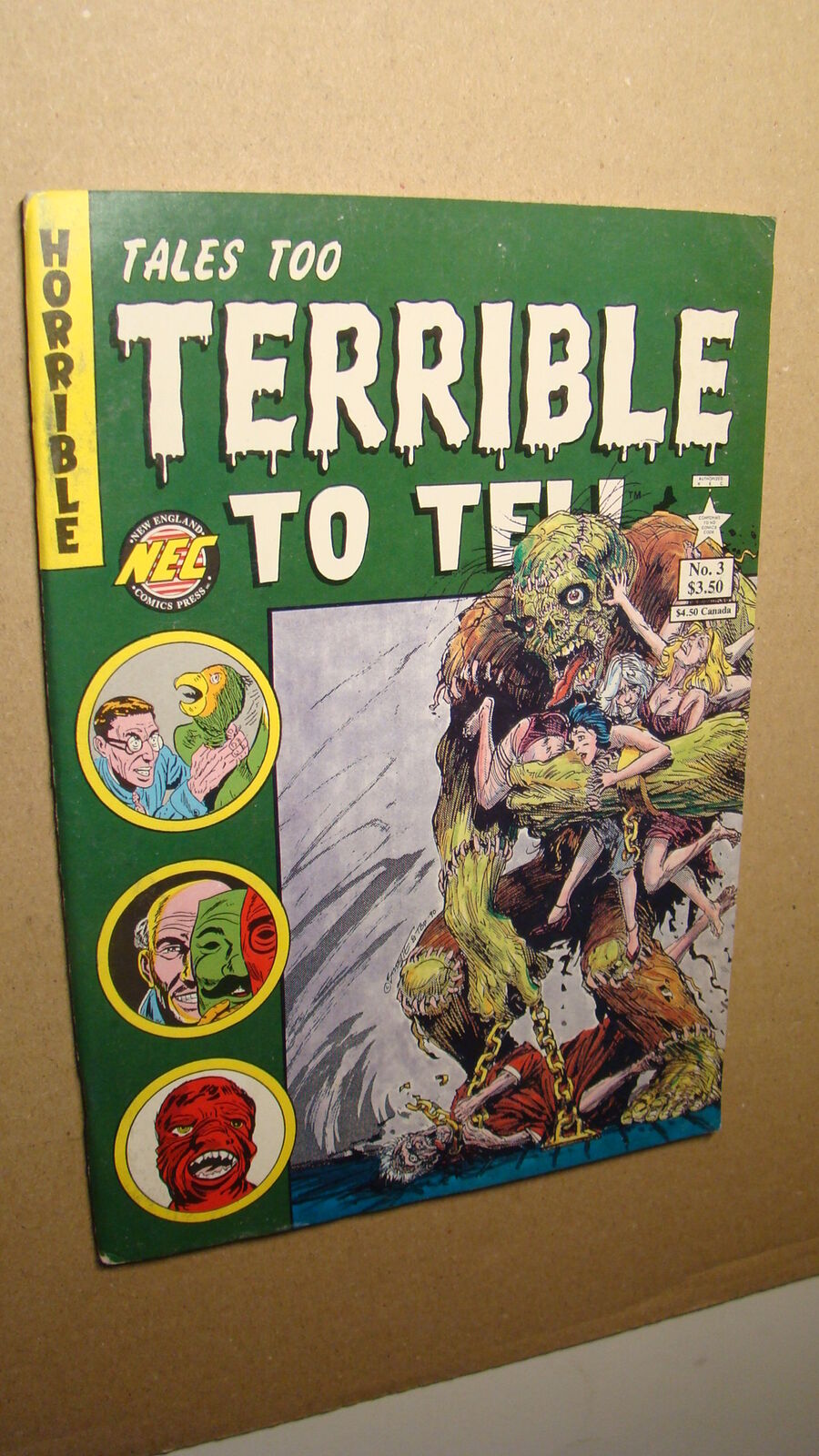 TALES TOO TERRIBLE TO TELL 3 *SOLID* MUTATED GIANT NM PreCODE HORROR