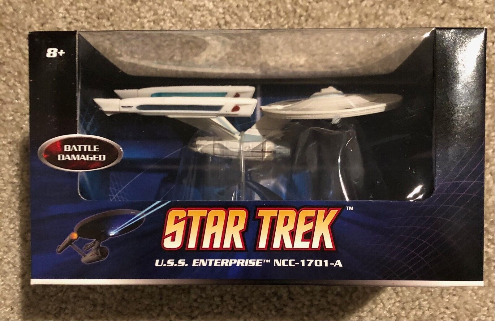 Star Trek Hot Wheels Enterprise 1701-A BD Mattel P8522 2008 7-inch - New in Box
