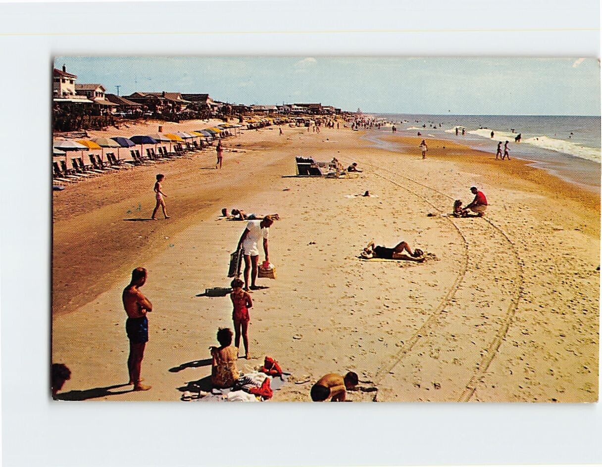 Postcard Beach Shore Scene Myrtle Beach South Carolina USA