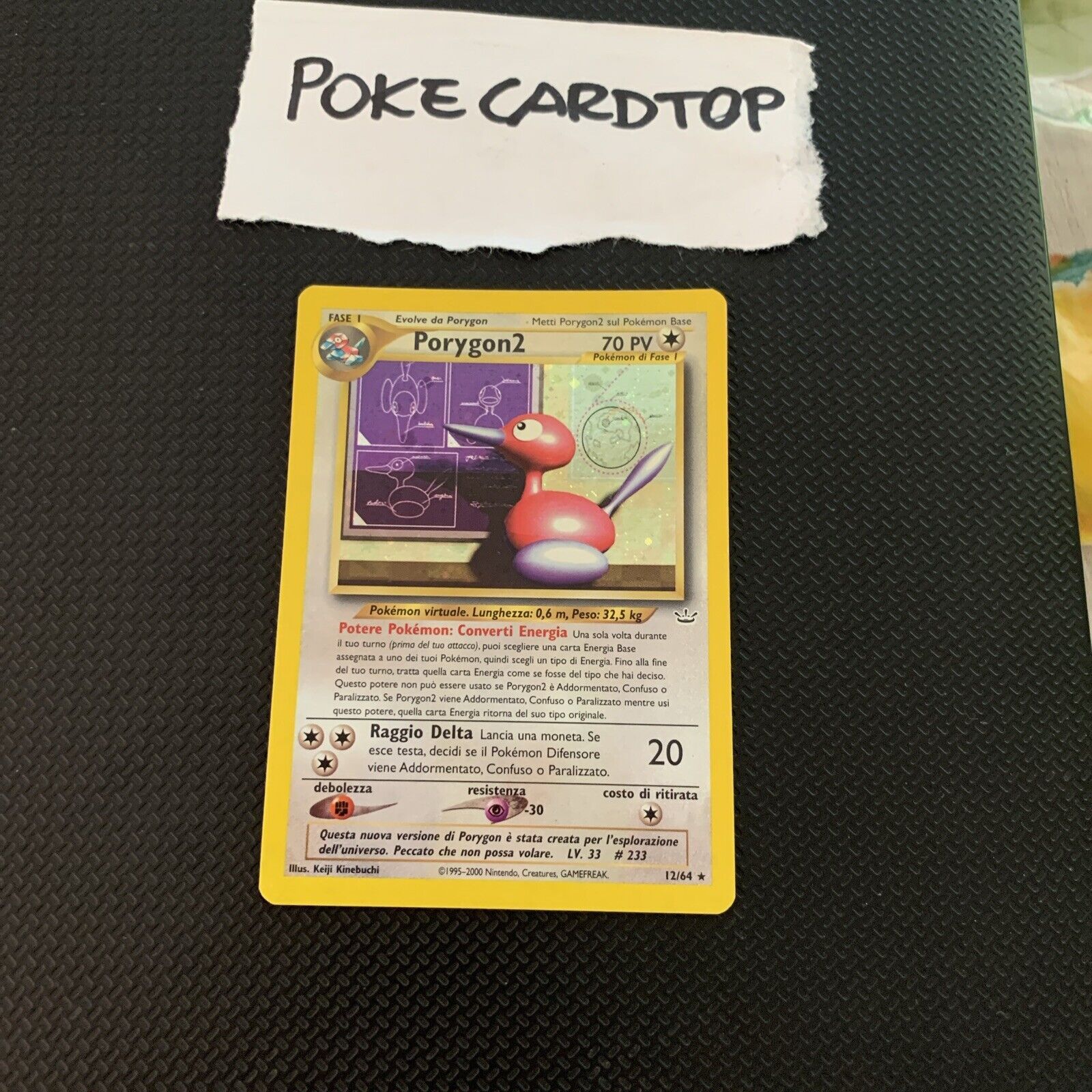 Pokemon Card Porygon2 12/64 - Ita-Holo-Exc/Nm